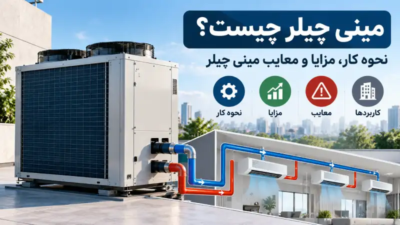 مینی چیلر چیست؟ نحوه کار، مزایا و معایب مینی چیلر