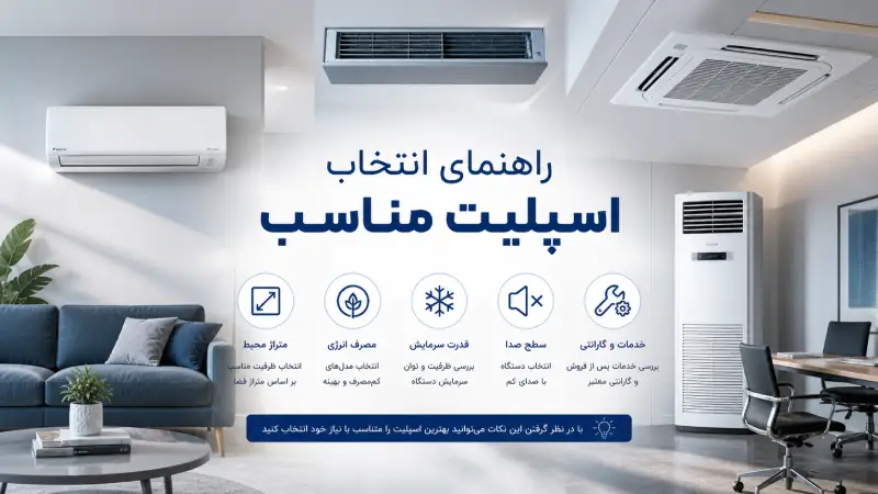 راهنمای انتخاب اسپلیت مناسب