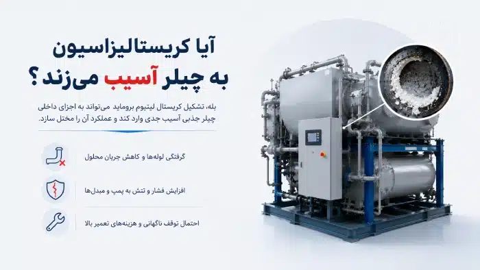 آیا کریستالیزاسیون به چیلر آسیب می‌زند؟