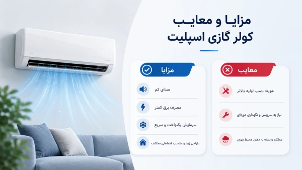 مزایا و معایب کولر گازی اسپلیت