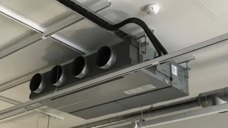 How does a ducted split system work