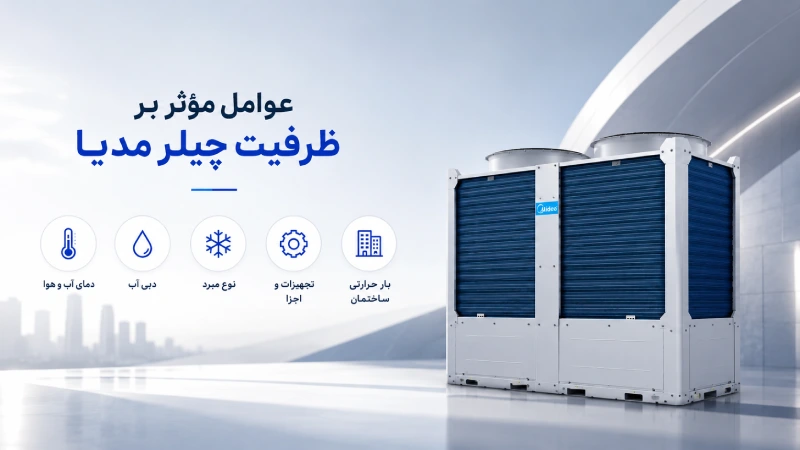 عوامل مؤثر بر ظرفیت چیلر مدیا