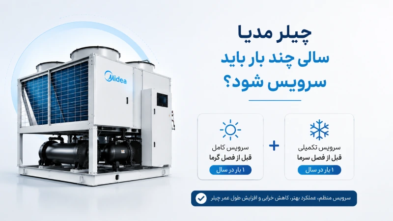 چیلر مدیا سالی چند بار باید سرویس شود؟
